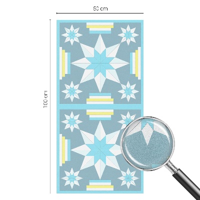 Glas in lood raamfolie Sterpatroon