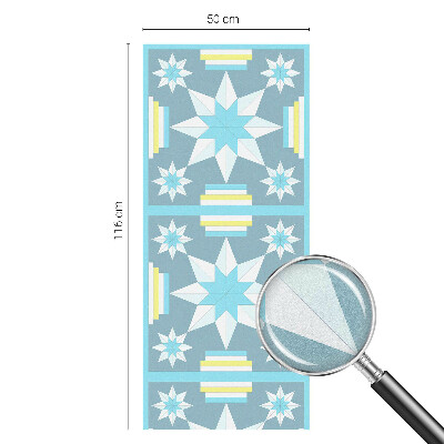 Glas in lood raamfolie Sterpatroon