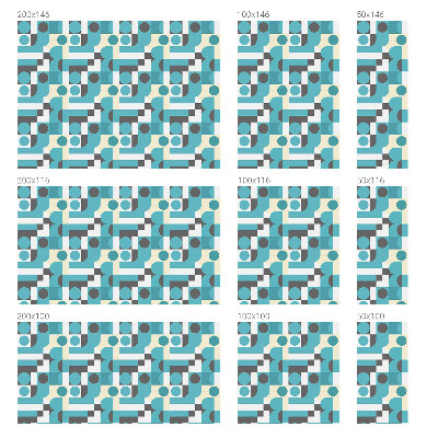Glas in lood folie voor raam Geometrische patronen