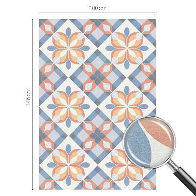 Zelfklevende raamfolie glas in lood Kleurrijke symmetrie