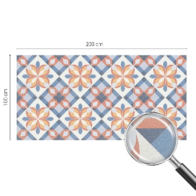 Zelfklevende raamfolie glas in lood Kleurrijke symmetrie