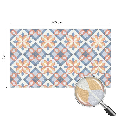 Zelfklevende raamfolie glas in lood Kleurrijke symmetrie