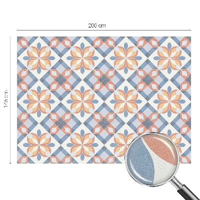 Zelfklevende raamfolie glas in lood Kleurrijke symmetrie