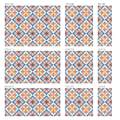 Zelfklevende raamfolie glas in lood Kleurrijke symmetrie
