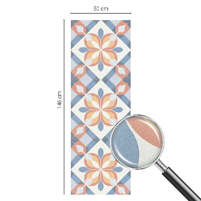 Zelfklevende raamfolie glas in lood Kleurrijke symmetrie