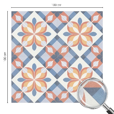 Zelfklevende raamfolie glas in lood Kleurrijke symmetrie