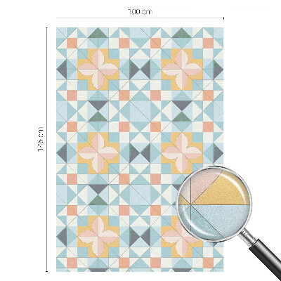 Glas in lood raamfolie Kleurrijke geometrie