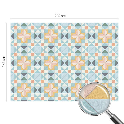 Glas in lood raamfolie Kleurrijke geometrie
