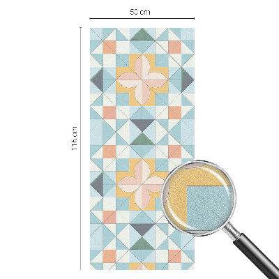 Glas in lood raamfolie Kleurrijke geometrie