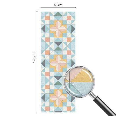 Glas in lood raamfolie Kleurrijke geometrie