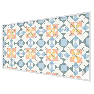 Glas in lood folie voor raam Kleurrijke symmetrie