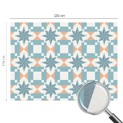 Zelfklevende raamfolie glas in lood Blauwe sterren