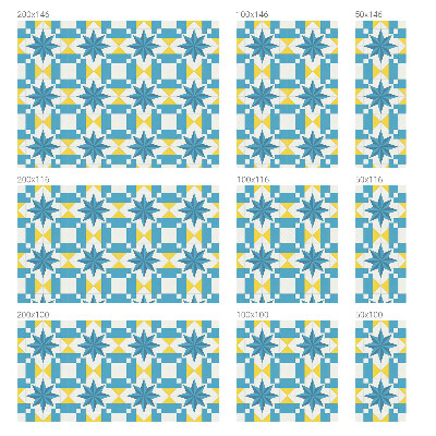 Glas in lood raamfolie Blauwe sterren