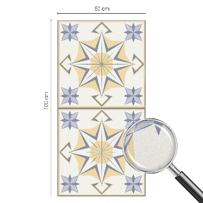 Zelfklevende raamfolie glas in lood Geometrische sterren