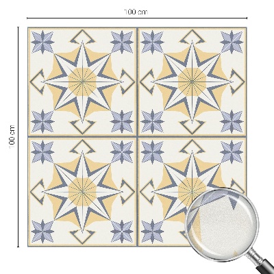 Zelfklevende raamfolie glas in lood Geometrische sterren