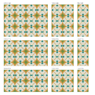 Glas in lood folie voor raam Geometrische harmonie