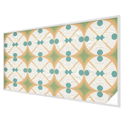 Glas in lood folie voor raam Geometrische harmonie