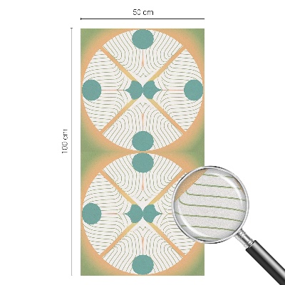 Glas in lood folie voor raam Geometrische harmonie