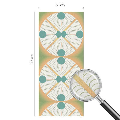 Glas in lood folie voor raam Geometrische harmonie