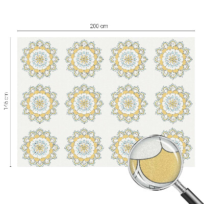 Glas in lood folie voor raam Kleurrijke mandala's