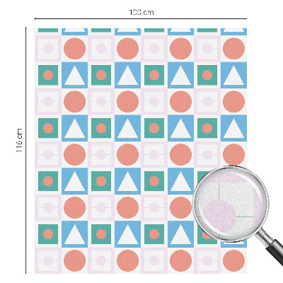 Privacy folie raam Abstracte patronen