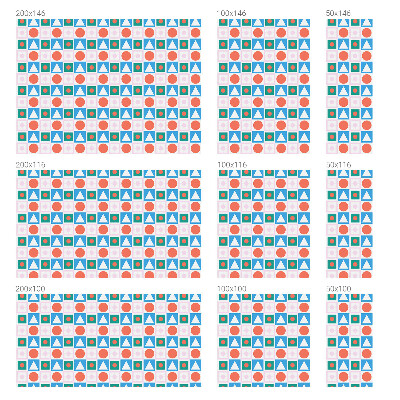 Privacy folie raam Abstracte patronen