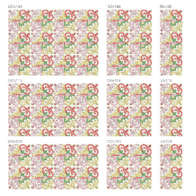 Glas in lood raamfolie Bloemenornamenten