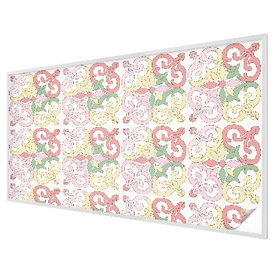 Glas in lood raamfolie Bloemenornamenten