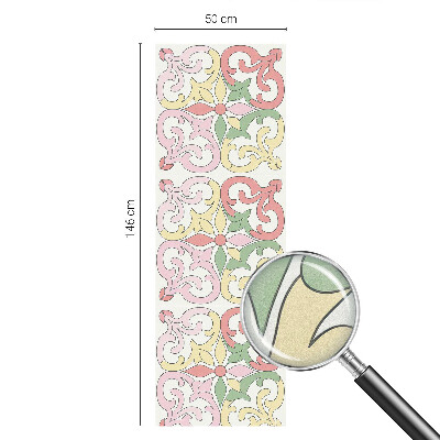 Glas in lood raamfolie Bloemenornamenten