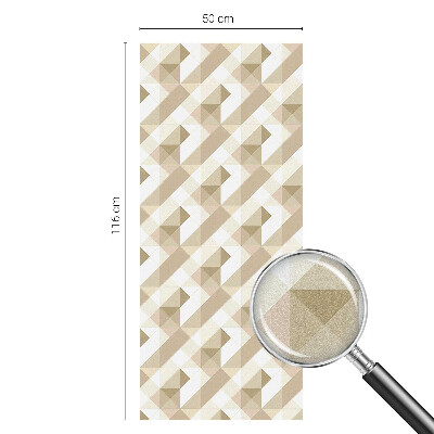 Privacy folie raam Driehoekige patronen