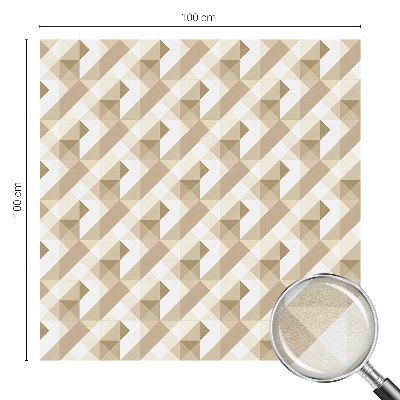 Privacy folie raam Driehoekige patronen