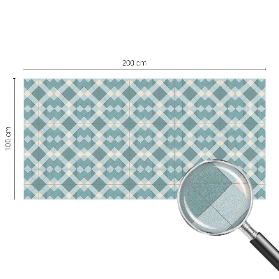 Melkglas folie met glas in lood effect Geometrische patronen