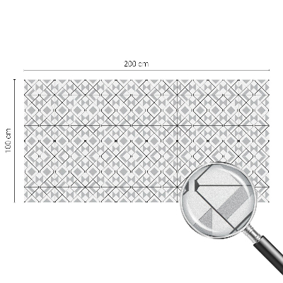 Glas in lood raamfolie Geometrische patronen