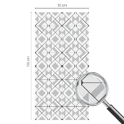 Glas in lood raamfolie Geometrische patronen