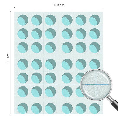 Zelfklevende raamfolie glas in lood Moderne wielen