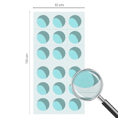 Zelfklevende raamfolie glas in lood Moderne wielen