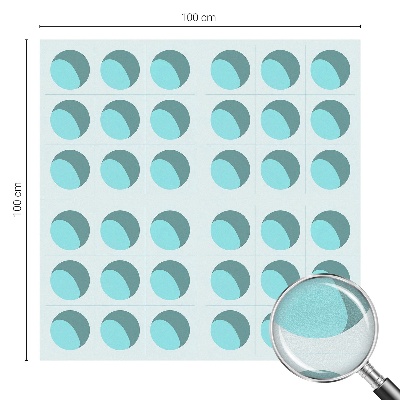 Zelfklevende raamfolie glas in lood Moderne wielen