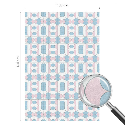 Privacy folie raam Pastelpatronen