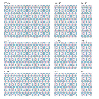 Privacy folie raam Pastelpatronen