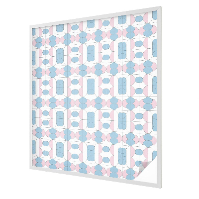 Privacy folie raam Pastelpatronen