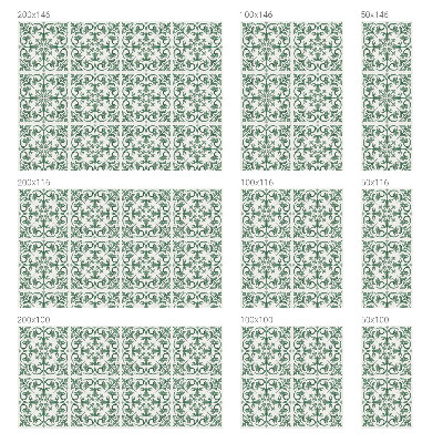 Glas in lood folie voor raam Plantenornamenten