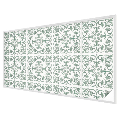 Glas in lood folie voor raam Plantenornamenten