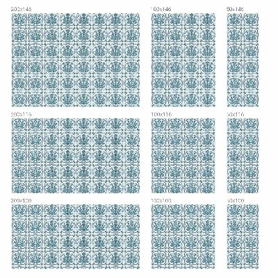 Melkglas folie met glas in lood effect Bloemenpatroon