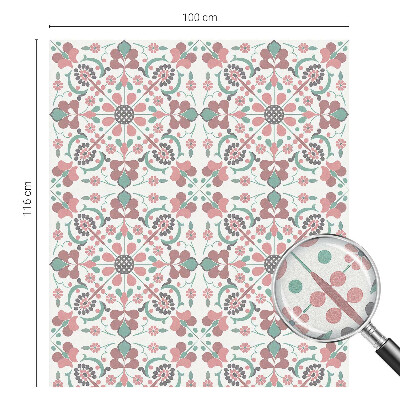 Glas in lood raamfolie Bloemenharmonie