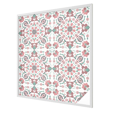 Glas in lood raamfolie Bloemenharmonie