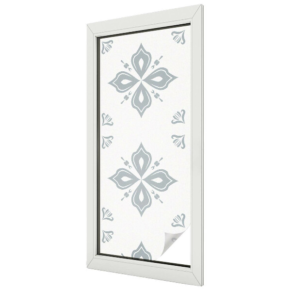 Glas in lood folie voor raam Geometrische symmetrie