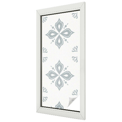 Glas in lood folie voor raam Geometrische symmetrie