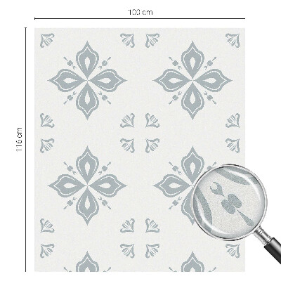 Glas in lood folie voor raam Geometrische symmetrie