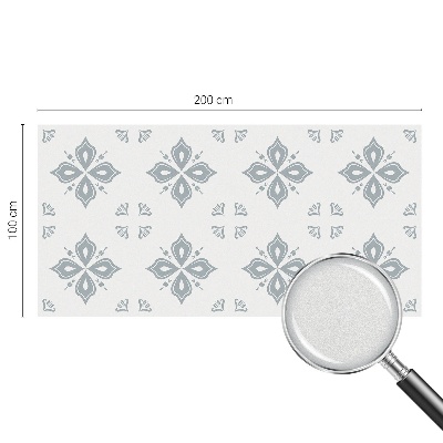 Glas in lood folie voor raam Geometrische symmetrie