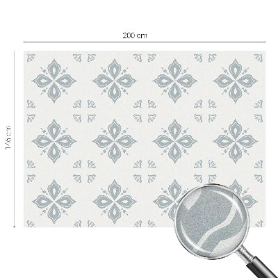 Glas in lood folie voor raam Geometrische symmetrie